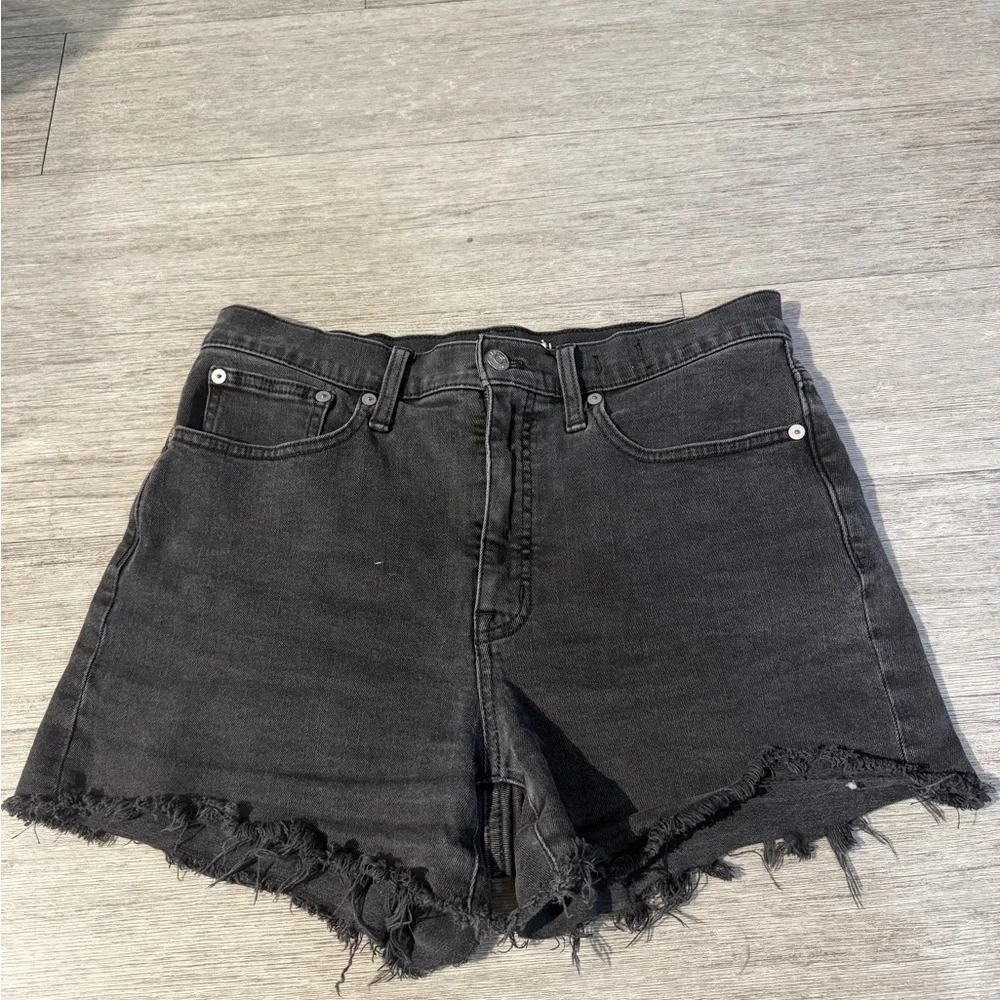 Madewell high rise denim shorts